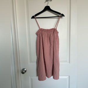 BB Dakota checkered mini dress